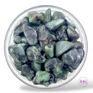 Enchanting Emerald Tumbled Stone 💚✨🔮