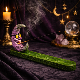 Dazed and Blazed Moon Incense Burner 🌙
