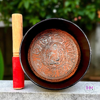 Buddha’s Kiss Hand-Etched Singing Bowl Set ✨