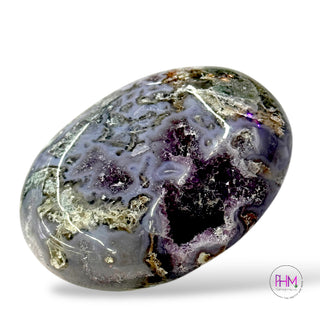Tranquil Purple Moss Agate Palm Stones 💜🌿🔮