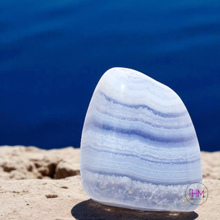Enchanted Blue Lace Agate Crystal 💙🤍