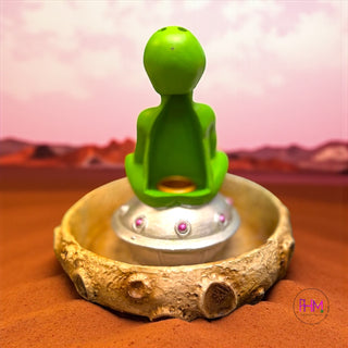 Take Me to Your Leader Alien Backflow Incense Burner 👽🚀🌙