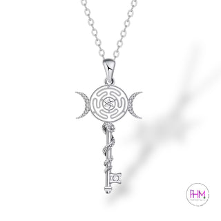 🗝️ The Crossroads Key Necklace | Hekate Collection
