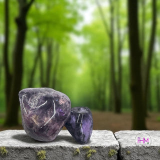 Mystic Charoite Tumbled Stone💜🖤