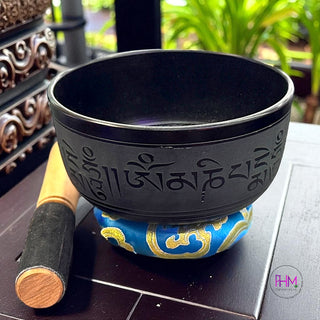 Buddha’s Kiss Hand-Etched Singing Bowl Set ✨