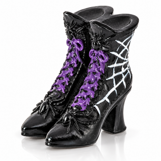 If the Shoe Fits, Cast a Spell! | Mini Witch Boots Talisman 🖤💜