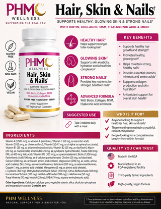 Hair, Skin & Nails Formula | PHM Wellness