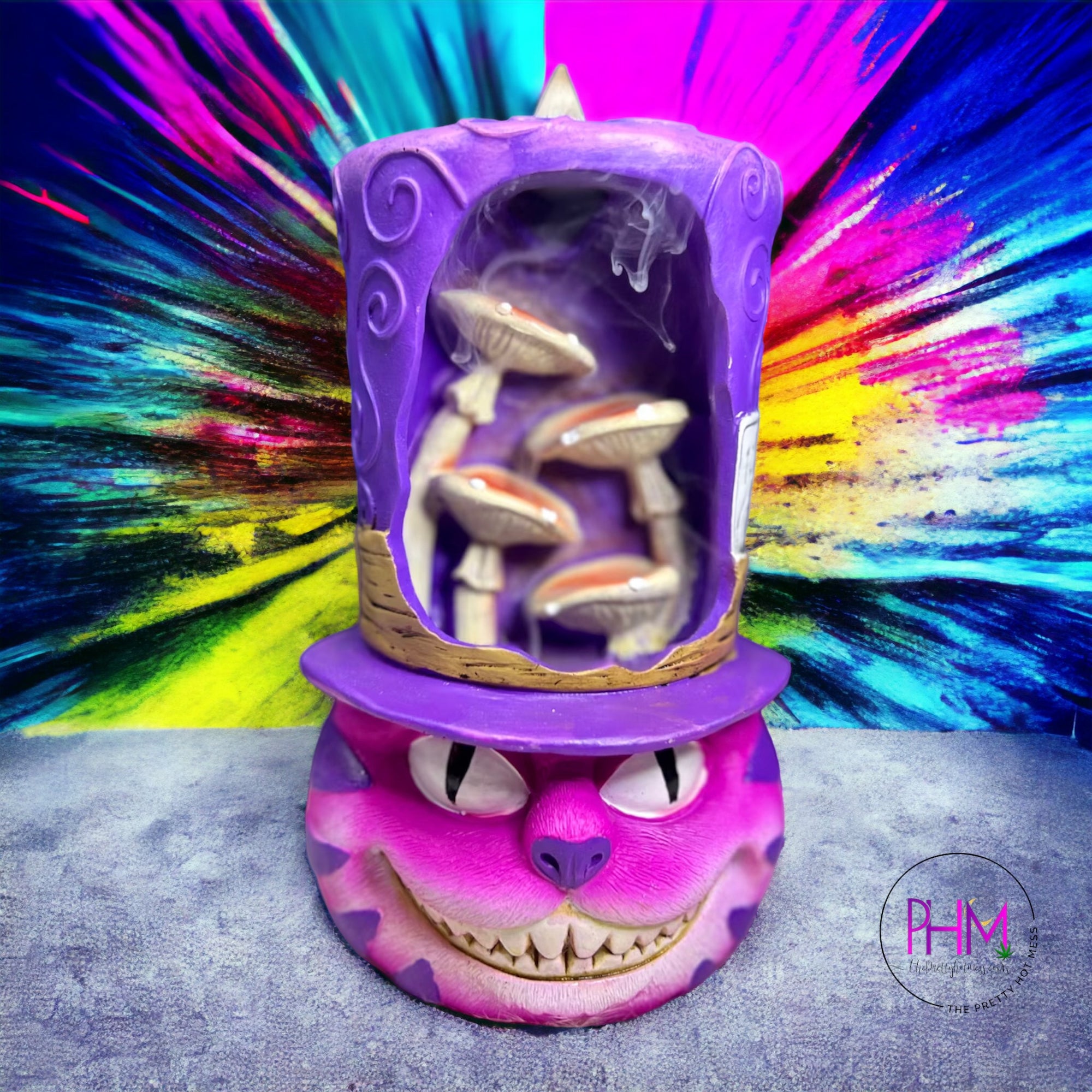 Cheshire Cat Back Flow Incense Burner