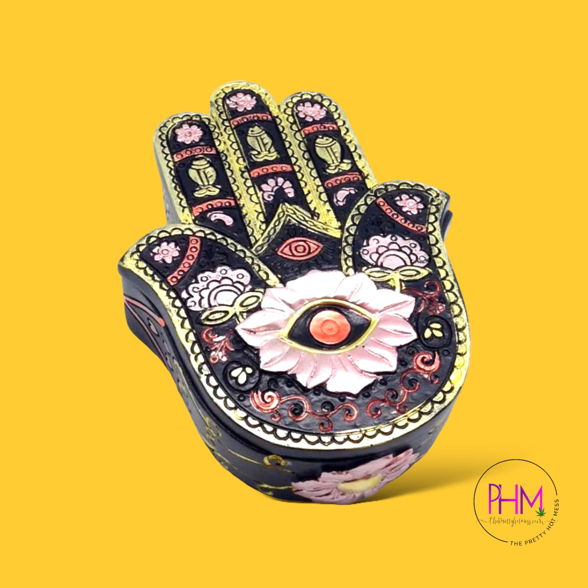 Hamsa Hand Box and Incense Burner
