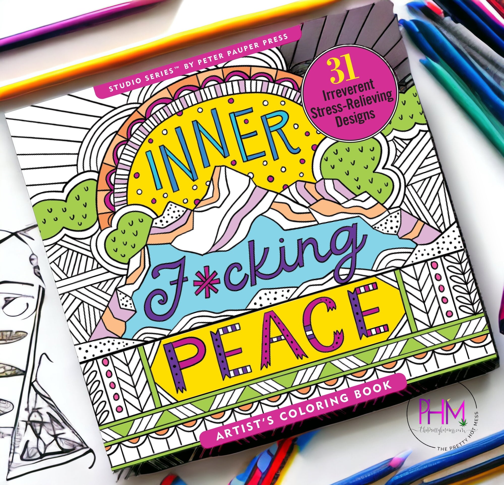 Inner F*cking Peace Adult Coloring Book