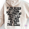 Leave Me The Fuck Alone | Graphic Hoodie