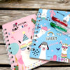 Cool Llama Notebook with Pen