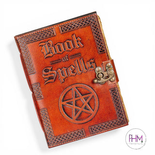 Book of Spells Sacred Leather Journal 🔮
