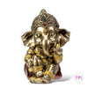 Divine Golden Ganesha Statue - Prosperity