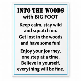 Don't Stop Bigfoot Believin' | Sasquatch Charm