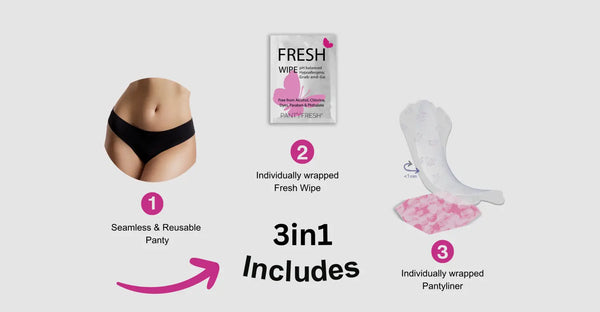 Panty Fresh - 3 in 1 Emergency Kit