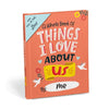 A Whole Book of Things I Love About Us Fill in - Books