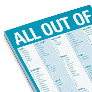 All Out Of Note Pad - note pad