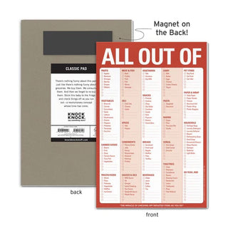 All Out Of Note Pad - note pad