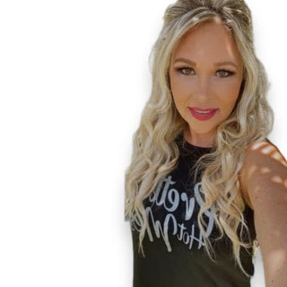 All that Glitters Exclusive Racer Back Tank Top