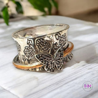 🦋✨ Always Believe Butterfly Anxiety Fidget Ring ✨🦋