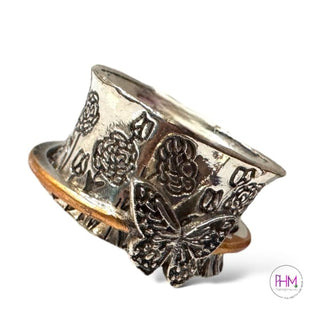 🦋✨ Always Believe Butterfly Anxiety Fidget Ring ✨🦋