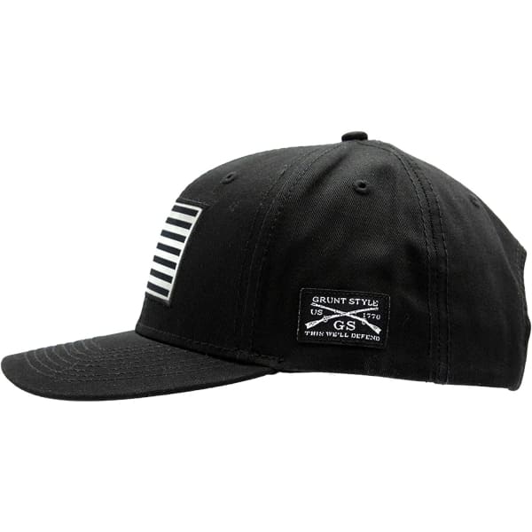 American Flag Black Hat by Grunt Style