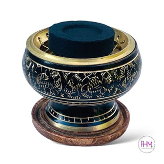 Ancient Wisdom Brass Incense Burner 🔮