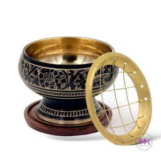 Ancient Wisdom Brass Incense Burner 🔮