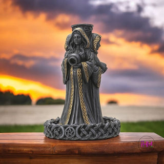 Ancient Wisdom Mother Maiden Crone Backflow Incense Burner