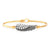 Angel Wing Bangle Bracelet in Crystal