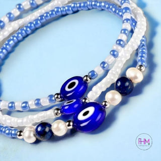 Back Off Evil Eye 🧿 Beaded Bracelet