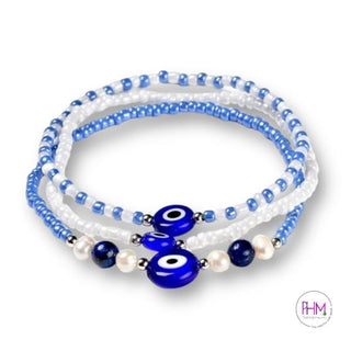 Back Off Evil Eye 🧿 Beaded Bracelet