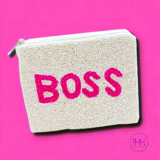 Bad Bitch Energy Beaded Coin Purse - purse