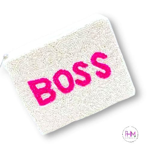 Bad Bitch Energy Beaded Coin Purse - purse
