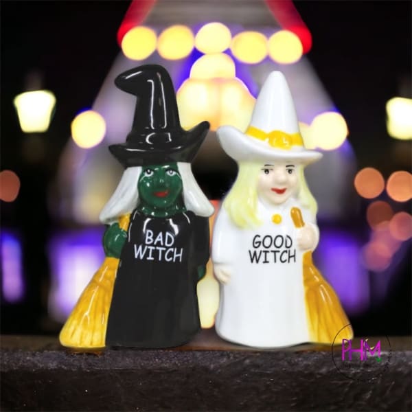 Bad Witch Good Magnetic Salt & Pepper Shakers - Shaker