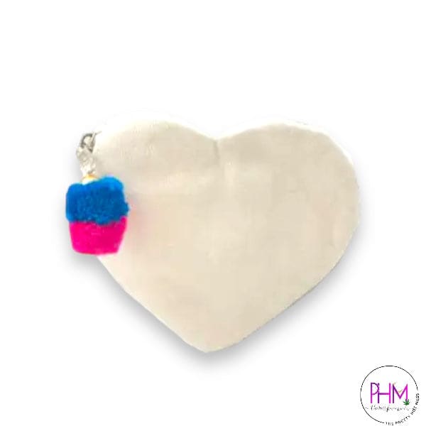 Badass Mom Heart Beaded Coin Purse