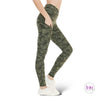 *Bella High Waist Yoga Band Luxe Leggings - Camouflage
