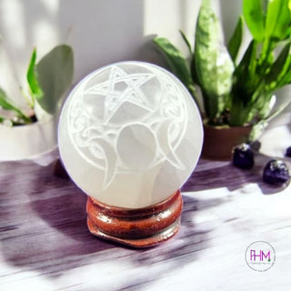 Bewitched Satin Spar Sphere 🔮