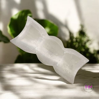 Bewitched Triple Moon Selenite Crystal Dish ✨