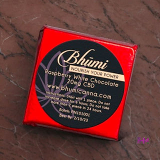 Bhumi CBD Raspberry White Chocolate 🍫