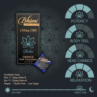 Bhumi CBN Orange Dark Chocolate 🍫
