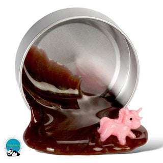 Bigfoot Scat Poo Slime with Unicorn Figurine