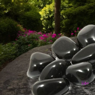 Black Obsidian Tumbled Stone 🌑🔮 - Crystals