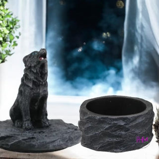 Black Wolf Trinket Box 🐺 - trinket box