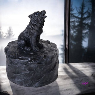 Black Wolf Trinket Box 🐺 - trinket box