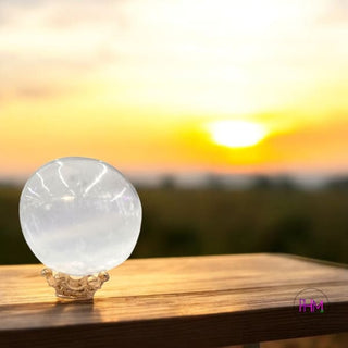 Blessed Selenite Sphere 🔮 - Small 1”