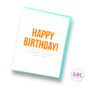 Blow Out the Fucking Candles Greeting Card - greeting cards