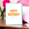 Blow Out the Fucking Candles Greeting Card - greeting cards