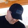 Blue Line Flag Hat by Grunt Style